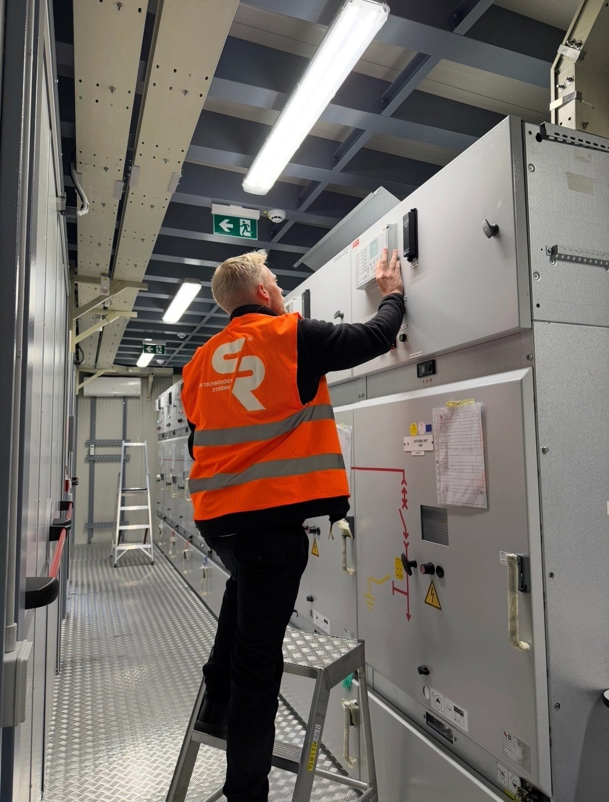Senior authorised person operating high voltage switchgear